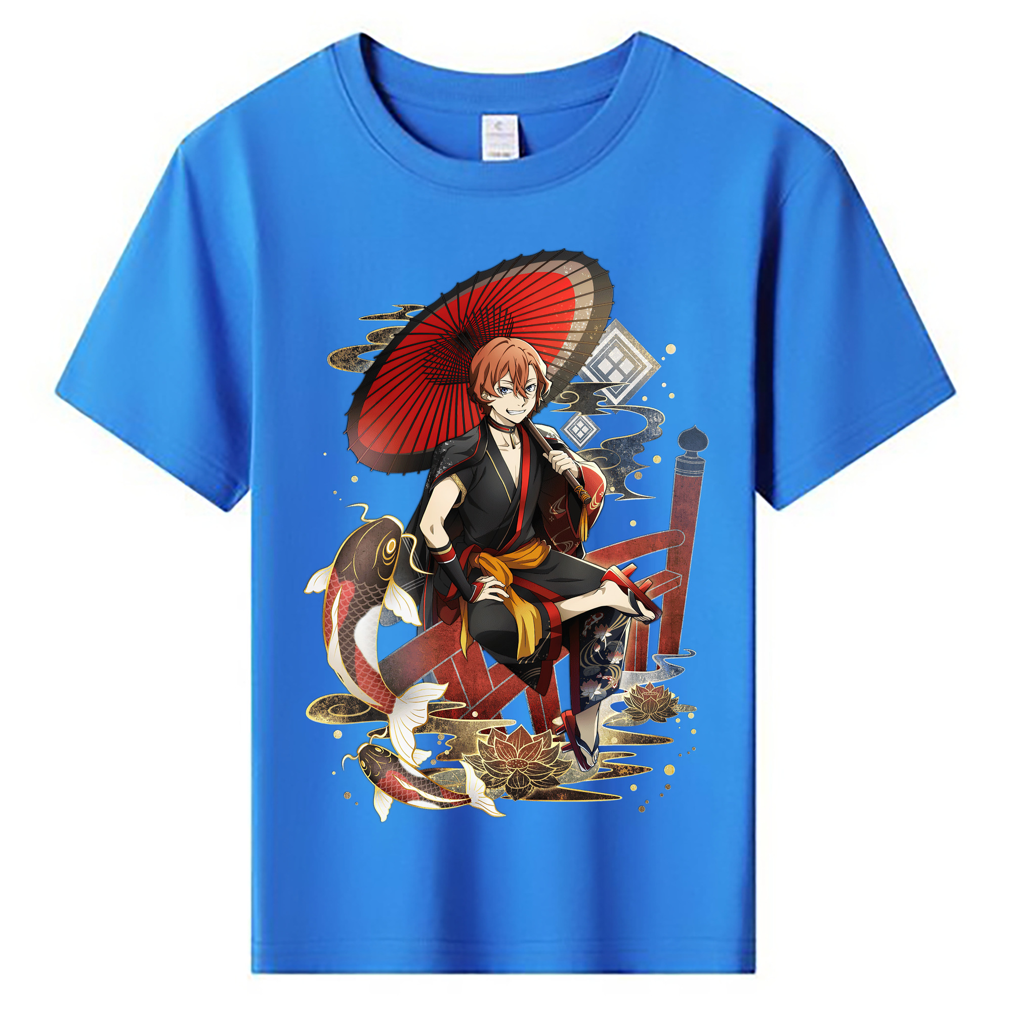 （画像用） 文豪ストレイドッグス Bungo Stray Dogs 綿100％キッズTシャツ（フロントプリント）